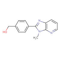 Chemical structure of (4-{3-methyl-3H-imidazo[4,5-b]pyridin-2-yl}phenyl)methanol - CSSB20807492171