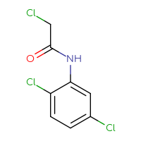 Chemical structure of 2-chloro-N-(2,5-dichlorophenyl)acetamide - CSSB00000183483