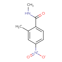 Chemical structure of N,2-dimethyl-4-nitrobenzamide - CSSB00011714097