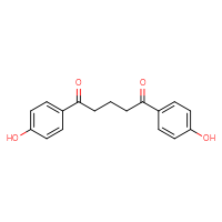 Chemical structure of 1,5-bis(4-hydroxyphenyl)pentane-1,5-dione - CSSB00161152452