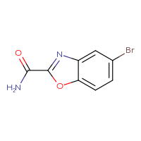 Chemical structure of 5-bromo-1,3-benzoxazole-2-carboxamide - CSSB00010209327