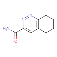 Chemical structure of 5,6,7,8-tetrahydrocinnoline-3-carboxamide - CSSB02270739596
