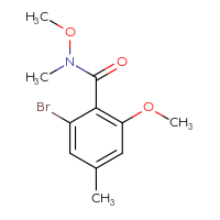 Chemical structure of 2-bromo-N,6-dimethoxy-N,4-dimethylbenzamide - CSSB21151590984
