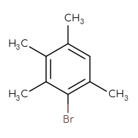 Chemical structure of 2-bromo-1,3,4,5-tetramethylbenzene - CSSB00009994519