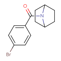 Chemical structure of 7-(4-bromobenzoyl)-7-azabicyclo[2.2.1]heptane - CSSB00016807463