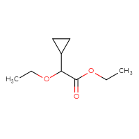Chemical structure of ethyl 2-cyclopropyl-2-ethoxyacetate - CSSB00042108222