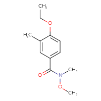 Chemical structure of 4-ethoxy-N-methoxy-N,3-dimethylbenzamide - CSSB00907844654