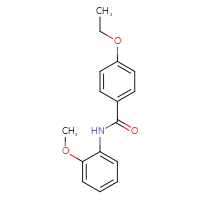 Chemical structure of 4-ethoxy-N-(2-methoxyphenyl)benzamide - CSSB00026301915