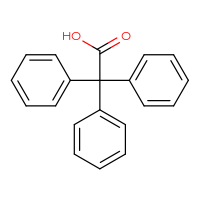 Chemical structure of triphenylacetic acid - CSSB00000029372