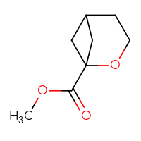 Chemical structure of methyl 2-oxabicyclo[3.1.1]heptane-1-carboxylate - CSSB02125914815