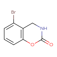Chemical structure of 5-bromo-3,4-dihydro-2H-1,3-benzoxazin-2-one - CSSB00021138566