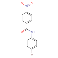 Chemical structure of N-(4-bromophenyl)-4-nitrobenzamide - CSSB00000580015