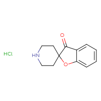 Chemical structure of 3H-spiro[1-benzofuran-2,4'-piperidin]-3-one hydrochloride - CSSB00160523797