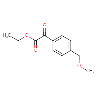 Chemical structure of ethyl 2-[4-(methoxymethyl)phenyl]-2-oxoacetate - CSSB00010240713