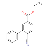 Chemical structure of ethyl 6-cyano-[1,1'-biphenyl]-3-carboxylate - CSSB06584112558
