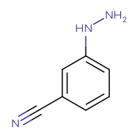 Chemical structure of 3-hydrazinylbenzonitrile - CSSB00000229121