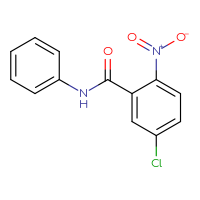 Chemical structure of 5-chloro-2-nitro-N-phenylbenzamide - CSSB00027717848