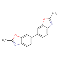 Chemical structure of 2-methyl-6-(2-methyl-1,3-benzoxazol-6-yl)-1,3-benzoxazole - CSSB01744528451