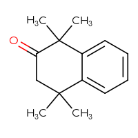 Chemical structure of 1,1,4,4-tetramethyl-1,2,3,4-tetrahydronaphthalen-2-one - CSSB00009995142