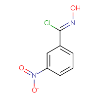 Chemical structure of (Z)-N-hydroxy-3-nitrobenzene-1-carbonimidoyl chloride - CSSB00020626376
