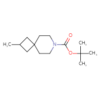 Chemical structure of tert-butyl 2-methyl-7-azaspiro[3.5]nonane-7-carboxylate - CSSB00135089900