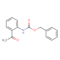 Chemical structure of benzyl N-(2-acetylphenyl)carbamate - CSSB00000001686