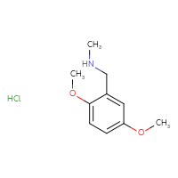 Chemical structure of [(2,5-dimethoxyphenyl)methyl](methyl)amine hydrochloride - CSSB00000752318