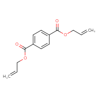 Chemical structure of 1,4-bis(prop-2-en-1-yl) benzene-1,4-dicarboxylate - CSSB00000137518