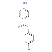 Chemical structure of 4-amino-N-(4-chlorophenyl)benzamide - CSSB00000612873