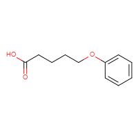 Chemical structure of 5-phenoxypentanoic acid - CSSB00011216290