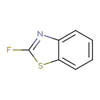 Chemical structure of 2-fluoro-1,3-benzothiazole - CSSB00000034403