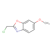 Chemical structure of 2-(chloromethyl)-6-methoxy-1,3-benzoxazole - CSSB00012001647