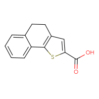 Chemical structure of 4H,5H-naphtho[1,2-b]thiophene-2-carboxylic acid - CSSB00000179784