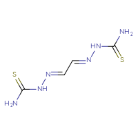 Chemical structure of [(E)-[(2E)-2-[(carbamothioylamino)imino]ethylidene]amino]thiourea - CSSB00016289362