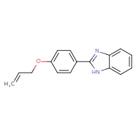 Chemical structure of 2-[4-(prop-2-en-1-yloxy)phenyl]-1H-1,3-benzodiazole - CSSB00103771414
