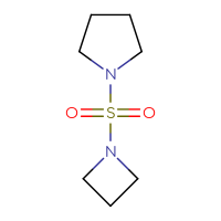 Chemical structure of 1-(azetidine-1-sulfonyl)pyrrolidine - CSMB00016126302
