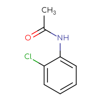 Chemical structure of N-(2-chlorophenyl)acetamide - CSSB00000153741