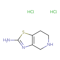 Chemical structure of 4H,5H,6H,7H-[1,3]thiazolo[4,5-c]pyridin-2-amine dihydrochloride - CSSB21189751322