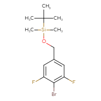 C13H19BrF2OSi