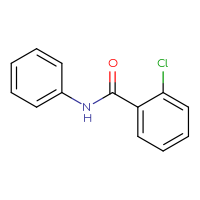 Chemical structure of 2-chloro-N-phenylbenzamide - CSSB00000249602