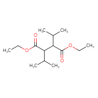Chemical structure of 1,4-diethyl 2,3-bis(propan-2-yl)butanedioate - CSSB00020644430