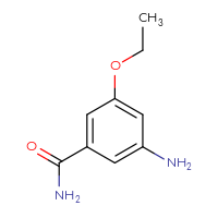 Chemical structure of 3-amino-5-ethoxybenzamide - CSSB00012859201