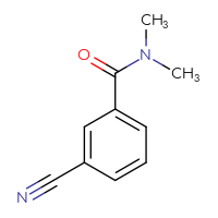 Chemical structure of 3-cyano-N,N-dimethylbenzamide - CSSB00000159692