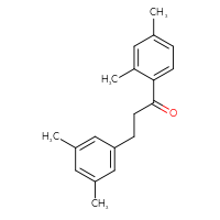 Chemical structure of 1-(2,4-dimethylphenyl)-3-(3,5-dimethylphenyl)propan-1-one - CSSB00020571604
