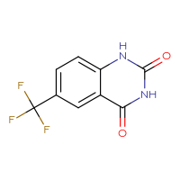 Chemical structure of 6-(trifluoromethyl)-1,2,3,4-tetrahydroquinazoline-2,4-dione - CSSB00010219099
