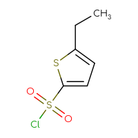 Chemical structure of 5-ethylthiophene-2-sulfonyl chloride - CSSB00000743351