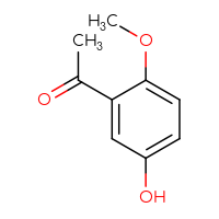 Chemical structure of 1-(5-hydroxy-2-methoxyphenyl)ethan-1-one - CSSB00000081070