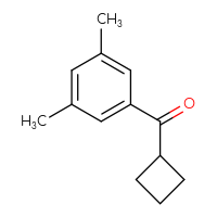 Chemical structure of cyclobutyl(3,5-dimethylphenyl)methanone - CSSB00011996987
