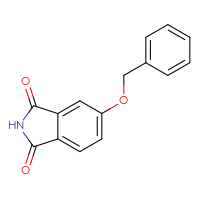 Chemical structure of 5-(benzyloxy)-2,3-dihydro-1H-isoindole-1,3-dione - CSSB00015855881