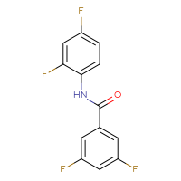 Chemical structure of N-(2,4-difluorophenyl)-3,5-difluorobenzamide - CSSB00028010426